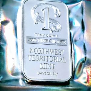 1 Ounce Northwest Territorial Mint Silver Bar